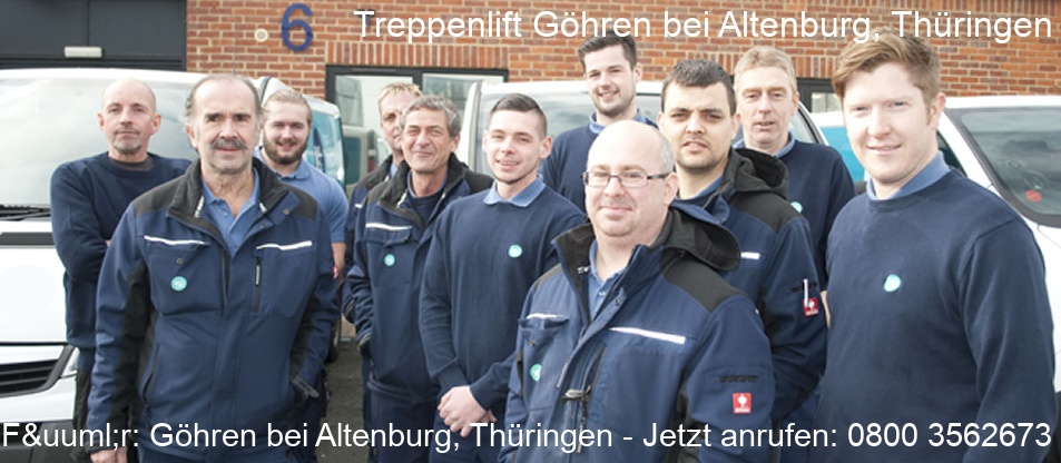 Treppenlift  Göhren bei Altenburg, Thüringen